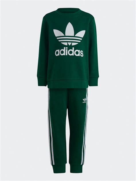 adidas jogginganzug grün